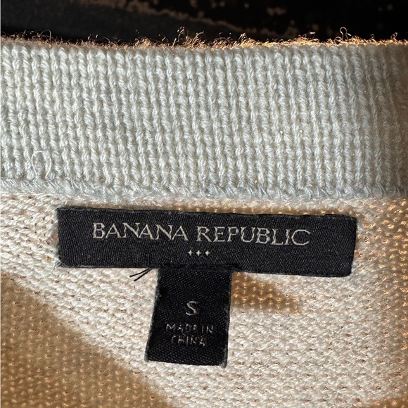 Banana Republic Gray Ribbed Crew Neck Sweater - Picture 2 of 3